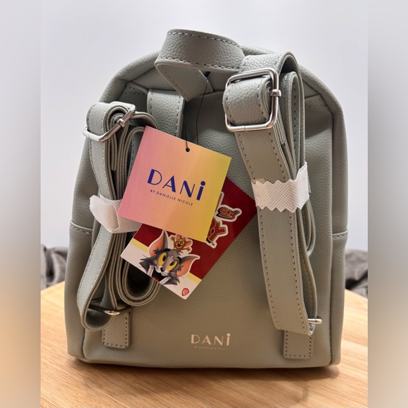 Danielle Nicole Tom and Jerry Gray Mini Backpack, NWT - Picture 3 of 4